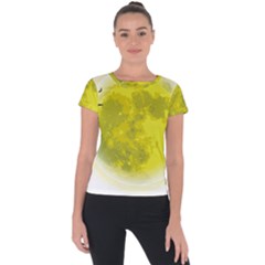 Happy Halloween Short Sleeve Sports Top  by Sarkoni