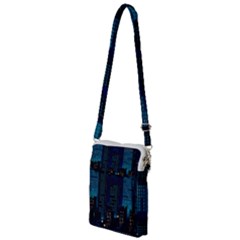 Pixel Art Night City Japan Multi Function Travel Bag by Sarkoni