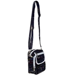 Daft Punk Boombox Shoulder Strap Belt Bag by Sarkoni