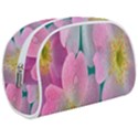 Pink Neon Flowers, Flower Make Up Case (Medium) View1