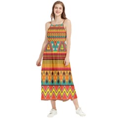 Aztec Boho Sleeveless Summer Dress by nateshop