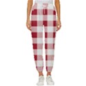 Gingham - 4096x4096px - 300dpi14 Women s Cropped Drawstring Pants View1