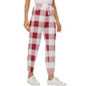 Gingham - 4096x4096px - 300dpi14 Women s Cropped Drawstring Pants View3