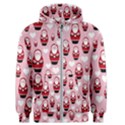 Christmas Santa Pattern Men s Zipper Hoodie View1