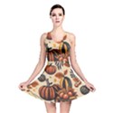 Thanksgiving pattern Reversible Skater Dress View1