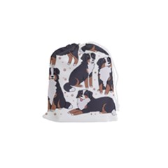 Bernese Mountain Dog T- Shirtbernese Mountain Dog Illustration T- Shirt Yoga Reflexion Pose T- Shirtyoga Reflexion Pose T- Shirt Drawstring Pouch (small) by hizuto