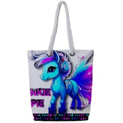 Pinkie Pie  Full Print Rope Handle Tote (small) by Internationalstore