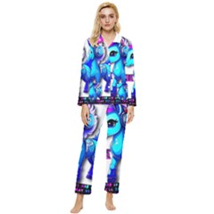 Pinkie Pie  Womens  Long Sleeve Velvet Pocket Pajamas Set by Internationalstore