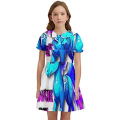 Pinkie Pie  Kids  Bow Tie Puff Sleeve Dress by Internationalstore