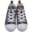 Abstract Blossoms  Kids  Mid-Top Canvas Sneakers View1