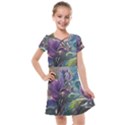 Abstract Blossoms  Kids  Cross Web Dress View1