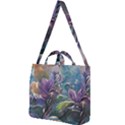 Abstract Blossoms  Square Shoulder Tote Bag View1