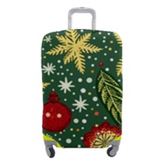 Christmas Pattern Luggage Cover (small) by Valentinaart