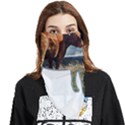 Brown Cow T- Shirt Brown Cow Painting Within A Cow Silhouette Outline T- Shirt Yoga Reflexion Pose T- Shirtyoga Reflexion Pose T- Shirt Face Covering Bandana (Triangle) View1