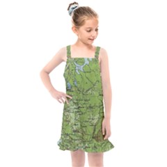 Map Earth World Russia Europe Kids  Overall Dress by Bangk1t