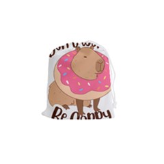 Capybara T- Shirt Cute Gentlemen Capybara T- Shirt Yoga Reflexion Pose T- Shirtyoga Reflexion Pose T- Shirt Drawstring Pouch (small) by hizuto