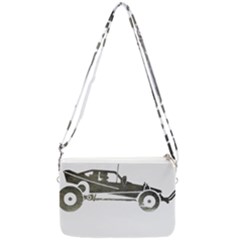 Vintage Rc Cars T- Shirt Vintage Sundown Retro Rc Buggy Racing Cars Addict T- Shirt Double Gusset Crossbody Bag by ZUXUMI