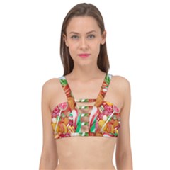 Aesthetic Candy Art Cage Up Bikini Top by Internationalstore