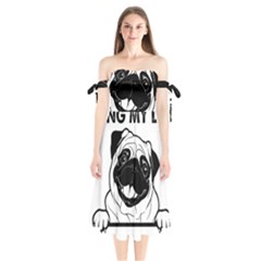 Black Hole T- Shirt Planet Eater Colour T- Shirt Shoulder Tie Bardot Midi Dress by EnriqueJohnson