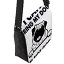 Black Pug Dog If I Cant Bring My Dog I T- Shirt Black Pug Dog If I Can t Bring My Dog I m Not Going Removable Flap Cover (S) View3