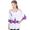 Arts Flutter Sleeve T-Shirt  View1