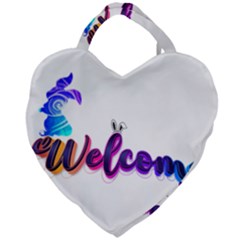 Arts Giant Heart Shaped Tote by Internationalstore