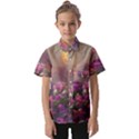 Floral Blossoms  Kids  Short Sleeve Shirt View1