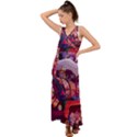 Fantasy  V-Neck Chiffon Maxi Dress View1