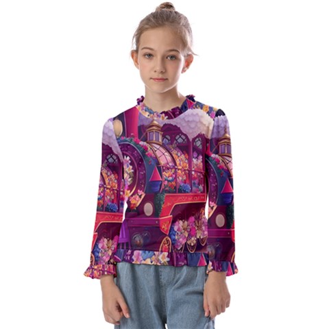 Fantasy  Kids  Frill Detail T-shirt by Internationalstore