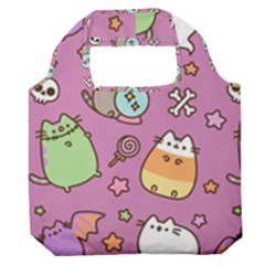 Pusheen Cat Premium Foldable Grocery Recycle Bag by Pakjumat