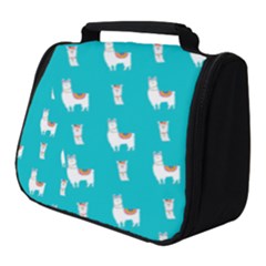 Lama Alpaca Animal Pattern Design Full Print Travel Pouch (small) by Pakjumat