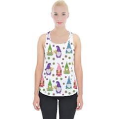 Gnomes Seamless Fantasy Pattern Piece Up Tank Top by Pakjumat