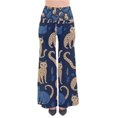 Cat Pattern Animal So Vintage Palazzo Pants by Pakjumat