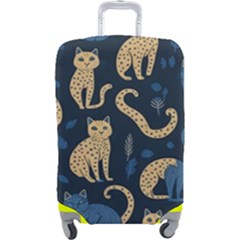 Cat Pattern Animal Luggage Cover (large) by Pakjumat