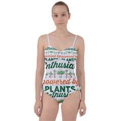 Calligraphy T- Shirt Calligraphy Enthusiast Powered By Plants Vegan T- Shirt Sweetheart Tankini Set by EnriqueJohnson