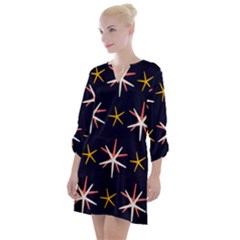 Starfish Open Neck Shift Dress by Mariart