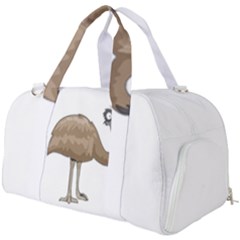 Ostrich T-shirtwhite Look Calm Ostrich 23 T-shirt (1) Burner Gym Duffel Bag by EnriqueJohnson