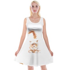 Persian Cat T-shirtsteal Your Heart Persian Cat 22 T-shirt Reversible Velvet Sleeveless Dress by EnriqueJohnson