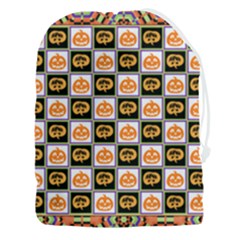 Lantern Chess Halloween Drawstring Pouch (3xl) by Pakjumat