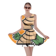 Funny Crocodile Skater Dress by Sarkoni