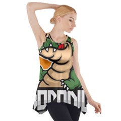 Funny Crocodile Side Drop Tank Tunic by Sarkoni