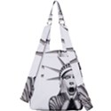 Funny Statue Of Liberty Parody Center Zip Backpack View2