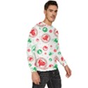 Merry Christmas Geometric Pattern Men s Fleece Sweatshirt View3