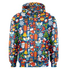 Winter Seamless Pattern Men s Core Hoodie by uniart180623