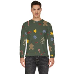 Christmas Party Pattern Design Men s Fleece Sweatshirt by uniart180623