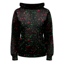 Confetti Star Dot Christmas Women s Pullover Hoodie by uniart180623