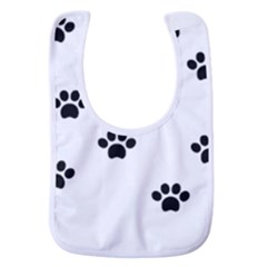 Dog Paw Print T- Shirt Paw Pattern 6 Baby Bib by EnriqueJohnson