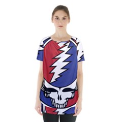 Grateful Dead Skirt Hem Sports Top by Sarkoni