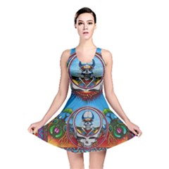 Grateful Dead Wallpapers Reversible Skater Dress by Sarkoni