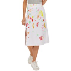 Flowers Lover T- Shirtflowers T- Shirt (9) Midi Panel Skirt by EnriqueJohnson